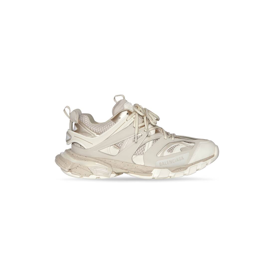 Men’s Track Sneaker Recycled Sole in Beige - Image 1
